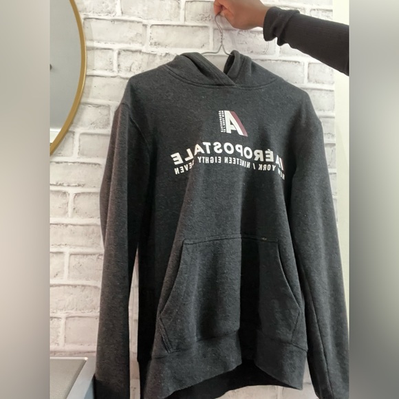 Gray Aéropostale hoodie - Picture 2 of 5